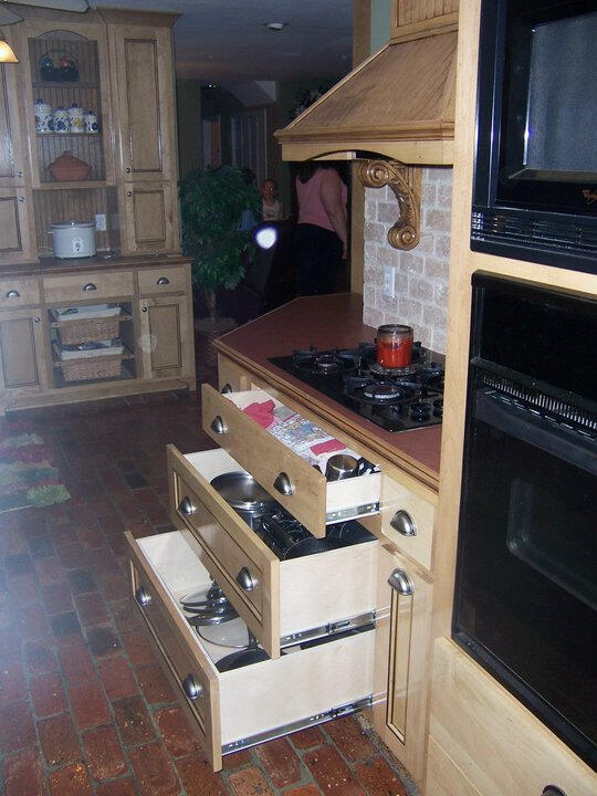 Kitchen Cabinet Drawer Stack